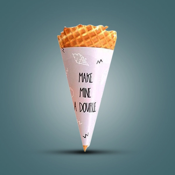 ice cream cone paper sleeves