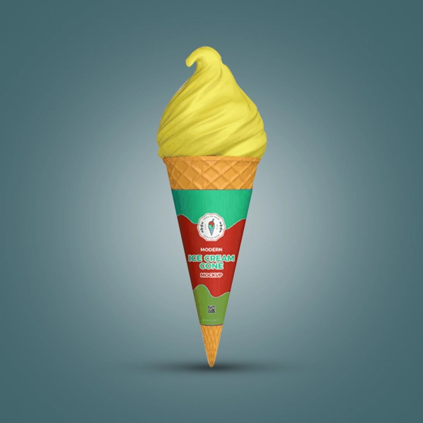 ice cream cone sleeve template