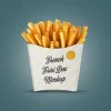 French fries box